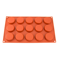 15 Cavity - Petits Four Silicone Chocolate Mold Flexible Baking Mould - D-044