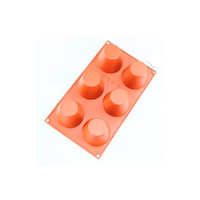 6 Cavity - Pana Cotta Silicone Chocolate Mold - D-052