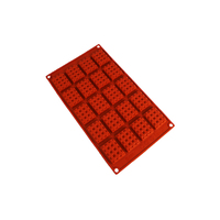 20 Cavity - Lattice Silicone Chocolate Mold / Tart - D-065