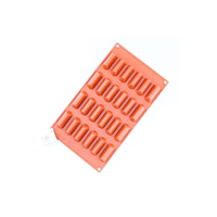 24 Cavity - Rounder Bar Silicone Chocolate Mold D-100