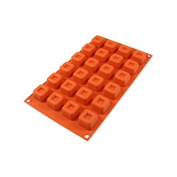 24 Cavity - Hidden Square Silicone Chocolate Mold D-110