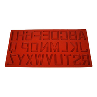 English Capital Letters Silicone Chocolate Mold Flexible Baking Mould - 0239 Yq-0240