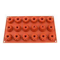 18 Cavity - Regal Variety Silicone Chocolate Mold Flexible Baking Mould- Ds-061