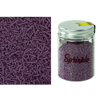 Mauve/Purple Deluxe Jimmies 1.5mm - Sprinkles - 80g