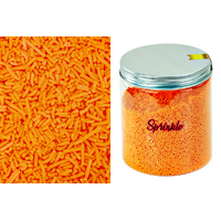 Orange Deluxe Jimmies 1.5mm - Sprinkles - 500g