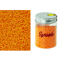 Orange Deluxe Jimmies 1.5mm - Sprinkles - 80g