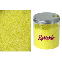 Yellow Deluxe Jimmies 1.5mm - Sprinkles - 500g