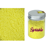 Yellow Deluxe Jimmies 1.5mm - Sprinkles - 80g