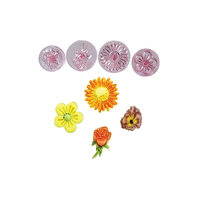 Embossers Flowers 1 - Fondant Decorating Tools - Fmm Stamp Set