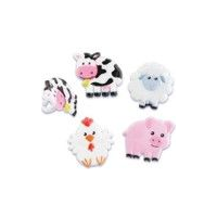 Farm Animals Rings Set Of 8