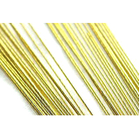 Metallic Gold Flower Wires - 24 Gauge - 50Pk