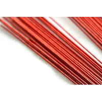 Metallic Red Flower Wires - 24 Gauge - 50Pk