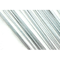 Metallic Silver Flower Wires - 24 Gauge - 50Pk