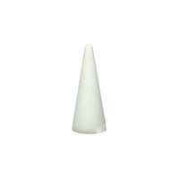 35cm X 12cm - Flat Top  Polystyrene Foam Cones - Croquembouche