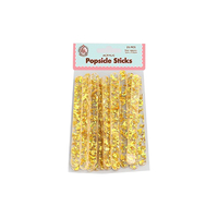 Gold Flakes - Acrylic Cakesicle Sticks