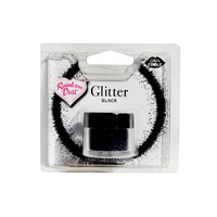 Black - 100% Edible Glitter - Rainbow Dust - Cake Decorating