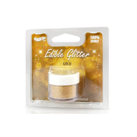 Gold - 100% Edible Glitter - Rainbow Dust - Cake Decorating