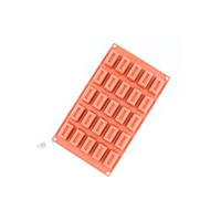 25 Cavity - Hidden Rectangle Silicone Chocolate Mold Gs-091