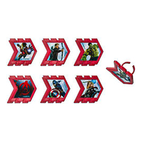 Avengers Age Of Ultron Cupcake Ring - 12 Pieces 