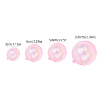 Hologram Pink Ball Topper 12Pcs