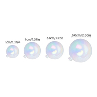 Hologram White Ball Topper 12Pcs