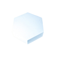 Hexagon Foam 6 - 3 High Styrofoam Polystyrene Dummy