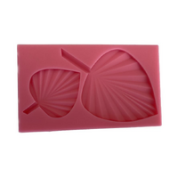 Large Palm Leaves Silicone Mould: Single