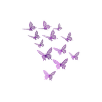 Purple Butterfly Topper