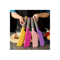 34.5cm x 7cm Red Silicone Spatula