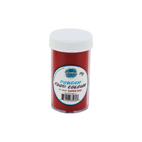 Super Red Oil Base Powdered Colour - 15G - Iconic Cake Art