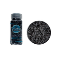 75g Pearl Black  Jimmies - Iconic Sprinkles: Single