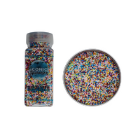 100g Pearl Rainbow Non Pareils - Iconic Sprinkles: Single