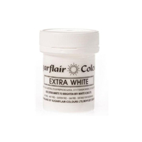 ** White Extra - Sugarflair Maximum Concentrated Food Colour - Icing Color - 42Gm