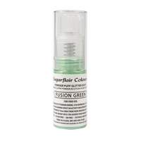 **Fusion Green- Powder Puff Glitter - Edible Pump Spray - 10g