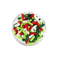 Christmas Deluxe Jimmies 1.5mm - Sprinkles - 100g