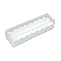 Macaron Box - Holds 6 Pieces - Clear