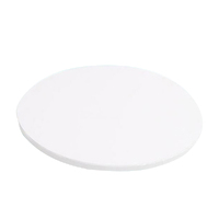 14 Inch High Gloss White Round Drum MDF Cake Board -Masonite