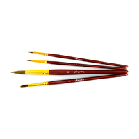 Premium Paint Brush Set 015 Round 2 4 6 Mop 12 4 Pony Hairbrushes