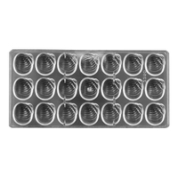 24 Cavity - Sea Shell Polycarbonate Mold - Mould - 1084