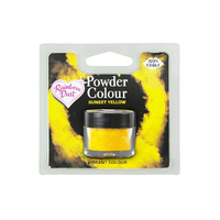 Sunset Yellow Powder Colour - Rainbow Dust 