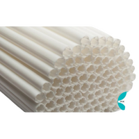 100 Pack - Large White Poly-Dowels - Cake Support Rod - Poly-Dowels