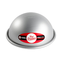 Fat Dadios Hemisphere 3D Ball Cake Pan - 4 X 2 Inch Deep