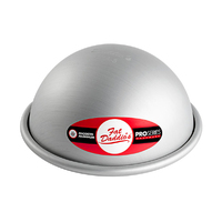 Fat Dadios Hemisphere 3D Ball Cake Pan - 5 X 2.3 Inch Deep