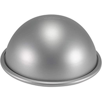 Fat Dadios Hemisphere 3D Ball Cake Pan - 6.25 X 3.25 Inch Deep