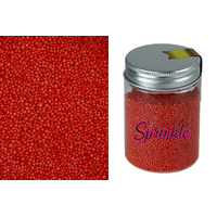 Red Non-Pareils Sprinkles - 100g