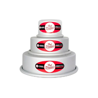 Round Cake Tin Set Of 3 Pans 3 Deep - Fat Daddios