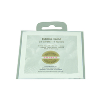 Premium Edible Gold Leaf - Loose - 5Pcs - Made In Germany