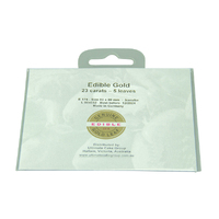 Premium Edible Gold Leaf - Transfer - 5Pcs - Made In Germany