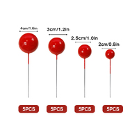 Red Ball Topper 20Pcs