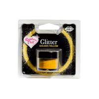 Golden Yellow - 100% Edible Glitter - Rainbow Dust - Cake Decorating 